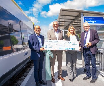 Hermann-Hesse-Bahn jetzt durchgehend bis Renningen - Halbstundentakt auf der gesamten Strecke