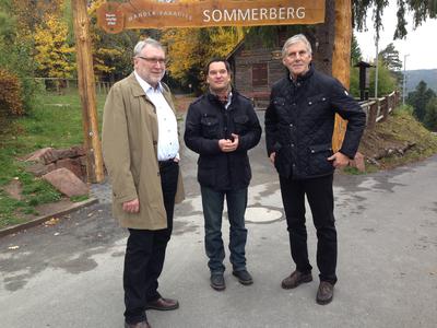 Bild vergr&ouml;&szlig;ern: Landrat Damm aus Mittelsachsen zu Antrittsbesuch im Landkreis Calw