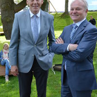 Bild vergr&ouml;&szlig;ern: Landrat Helmut Riegger und B&uuml;rgermeister Norbert Mai