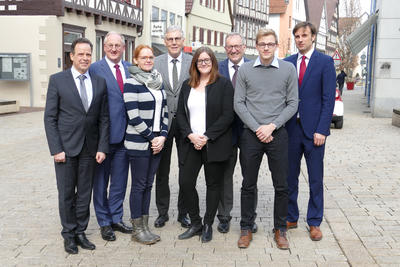 Bild vergr&ouml;&szlig;ern: Die Organisatoren freuen sich &uuml;ber die tolle Akzeptanz des Weiterbildungsangebots der Hochschule Pforzheim am Standort Nagold.