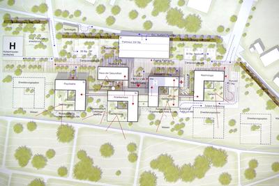 Bild vergr&ouml;&szlig;ern: Lageplan des Siegerbeitrags