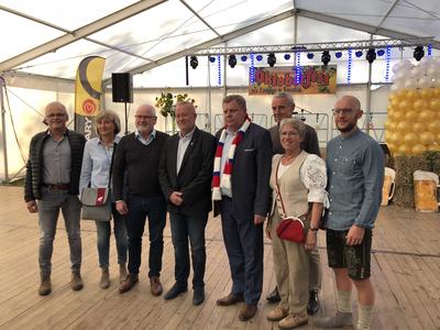 Bild vergr&ouml;&szlig;ern: Die Delegation aus dem Landkreis Calw mit den Gastgebern 