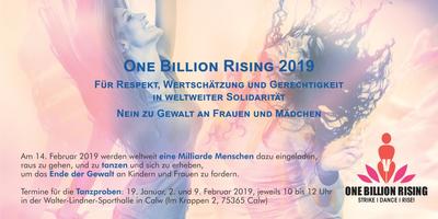 Bild vergrößern: One Billion Rising 2019 Karte