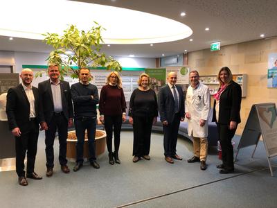 Bild vergr&ouml;&szlig;ern: Die griechische Delegation zu Besuch in den Kliniken Nagold. 