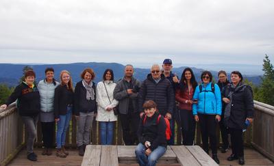 Bild vergrößern: LEADER-Vertreter aus Bulgarien und dem Nordschwarzwald besuchten kürzlich im Rahmen einer eineinhalbtägigen Exkursion verschiedene LEADER-Projekte in der Region. 