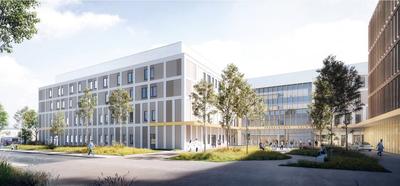 Bild vergr&ouml;&szlig;ern: Visualisierung des zuk&uuml;nftigen Gesundheitscampus Calw. 