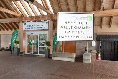 Bild vergr&ouml;&szlig;ern: Das Kreisimpfzentrum in Altensteig-Wart