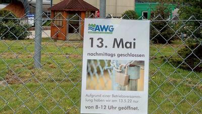 Bild vergr&ouml;&szlig;ern: 2022-05-06 PM Recyclingh&ouml;fe am 13. Mai nachmittags geschlossen